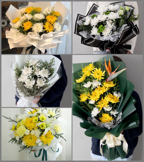 安徽淮南市凤台县丁集乡炮楼村白事花束代送